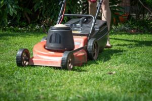 Arbeiten im Garten im Herbst