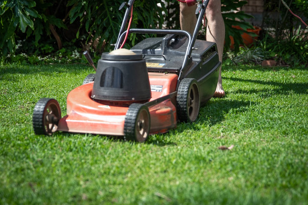 Arbeiten im Garten im Herbst